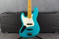 Fender Professional II Jazz Bass Left Handed - Miami Blue - Hard Case - 2nd Hand