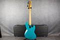 Fender Professional II Jazz Bass Left Handed - Miami Blue - Hard Case - 2nd Hand