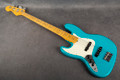 Fender Professional II Jazz Bass Left Handed - Miami Blue - Hard Case - 2nd Hand