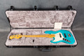 Fender Professional II Jazz Bass Left Handed - Miami Blue - Hard Case - 2nd Hand