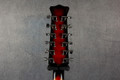 Burns Double Six 12-String Guitar - Red Burst - Hard Case - 2nd Hand