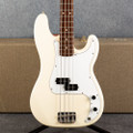 Fender Mexican Standard Precision Bass - Olympic White - Hard Case - 2nd Hand