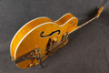 Gretsch G6120AM Chet Atkins Gold Hardware - Flame Natural - Hard Case - 2nd Hand