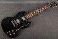 Gibson SG Standard - Ebony - Hard Case - 2nd Hand