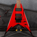 Jackson PDX-2 Demmelition King V - Red with Black Bevels - Gig Bag - 2nd Hand