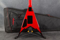 Jackson PDX-2 Demmelition King V - Red with Black Bevels - Gig Bag - 2nd Hand