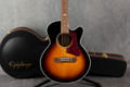 Epiphone J-200 EC Studio Parlor - Vintage Sunburst - Hard Case - 2nd Hand