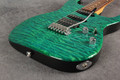 Suhr Standard - Teal Quilt Top - Hard Case - 2nd Hand