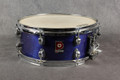 Premier Maple Snare Drum - Sapphire - 2nd Hand