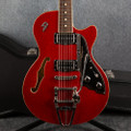 Duesenberg Starplayer TV - Candy Apple Red Sparkle - Hard Case - 2nd Hand