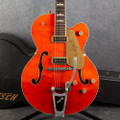Gretsch G6120-DSV 1957 Duane Eddy - Relic - Orange - Hard Case - 2nd Hand