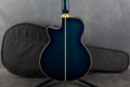 Ibanez AEG10 - Trans Blue - Hard Case - 2nd Hand