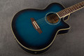 Ibanez AEG10 - Trans Blue - Hard Case - 2nd Hand