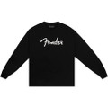 Fender Spaghetti Logo Long-Sleeve T-Shirt - Black - Medium