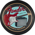 Fender Guitars & Amps Pick Pouch Barstool, Black/Black, 30"