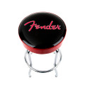 Fender Red Sparkle Logo Barstool, Black/Red Sparkle, 30"