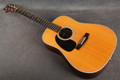 Martin D28 Left Handed Acoustic - Fishman Pickup - Natural - Case - 2nd Hand