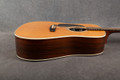 Martin D28 Left Handed Acoustic - Fishman Pickup - Natural - Case - 2nd Hand