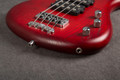 Warwick Rock Bass Corvette $$ 4 - Burgundy Red Satin - Hard Case - 2nd Hand