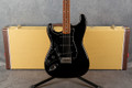 Squier Stratocaster MIJ Silver Series - Left Handed - Black - Case - 2nd Hand