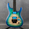 Ibanez Iron Label SIX6DFM-BCB - DiMarzio PAF Pro - Blue Space Burst - 2nd Hand