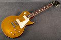 Vintage V100 ReIssued Electric Guitar - Gold Top - 2nd Hand (124874)