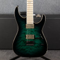 ESP E-II M-II HT - Black Turquoise Burst - Hard Case - 2nd Hand