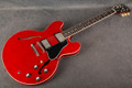 Gibson ES-335 Satin 2022 - Satin Cherry - Hard Case - 2nd Hand