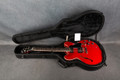 Gibson ES-335 Satin 2022 - Satin Cherry - Hard Case - 2nd Hand