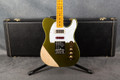 Fender Brent Mason Telecaster Refinish Flip Flop Green & Gold - Case - 2nd Hand