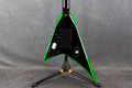 Jackson X Series Rhoads RRX24 - Black With Neon Green Bevels - 2nd Hand