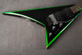 Jackson X Series Rhoads RRX24 - Black With Neon Green Bevels - 2nd Hand