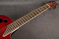 Ovation Applause Elite AE44II - Ruby Red - Gig Bag - 2nd Hand