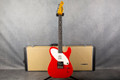 Vintage Guitars Joe Doe Jailbird - Gloss Red - Hard Case - 2nd Hand