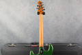 Music Man Cutlass HSS - Figured Maple Neck - Charging Green - Case - 2nd Hand