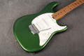 Music Man Cutlass HSS - Figured Maple Neck - Charging Green - Case - 2nd Hand