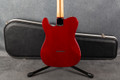 Fender Classic Player Telecaster Deluxe Black Dove Crimson Red - Case - 2nd Hand