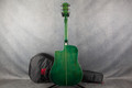 Westfield B220 CEQ Electro-Acoustic Guitar - Green - Gig Bag - 2nd Hand