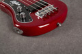 Hofner Shorty Bass CT - Left Handed - Red - Gig Bag - 2nd Hand