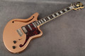 D'Angelico Deluxe Bedford SH Limited HSS - Matte Rose Gold - Case - 2nd Hand