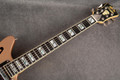 D'Angelico Deluxe Bedford SH Limited HSS - Matte Rose Gold - Case - 2nd Hand