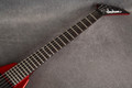 Jackson Phil Demmel Demmelition King V - Red Tide Fade - Hard Case - 2nd Hand