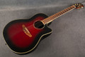 Ovation CC24 Celebrity Electro Acoustic - Ruby Red - Gig Bag - 2nd Hand