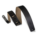 Levy's Classics Series Leather 2.5" Guitar Strap - Black