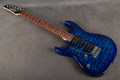 Ibanez GIO GRX70QA-TBB - Left Handed - Transparent Blue Burst - 2nd Hand