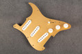 Fender Pre-Wired Strat Pickguard Custom Shop Fat 50s SSS Gold - Boxed - 2nd Hand