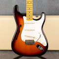 Fender Eric Johnson Thinline Stratocaster - 2-Colour Sunburst - Case - 2nd Hand