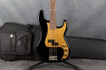 Fender Deluxe Active Precision Bass Special - Black - Gig Bag - 2nd Hand