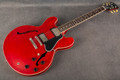 Gibson ES-335 - 2014 - Satin Cherry - Hard Case - 2nd Hand