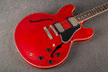 Gibson ES-335 - 2014 - Satin Cherry - Hard Case - 2nd Hand